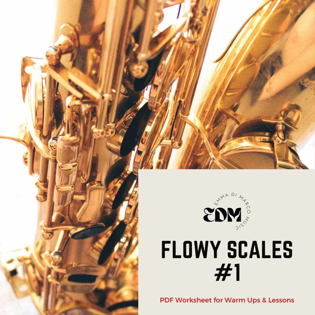 SAXO WARM UPS: Flowy Scales #1